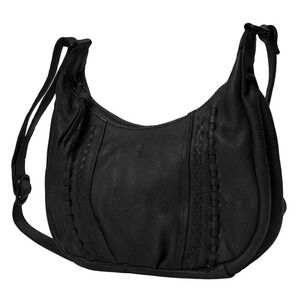 Day & Mood DayFinette Leather Crossbody Bag Black Small New‎ With Tags